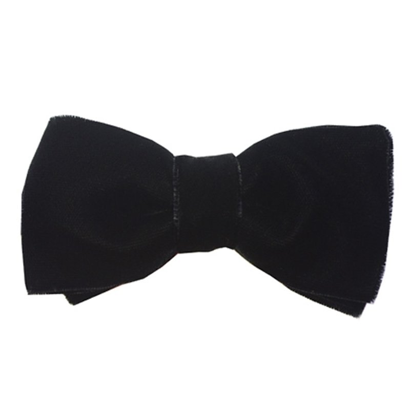 I would like a velvet bow tie - Ties & Tie Clips - Other Materials Black