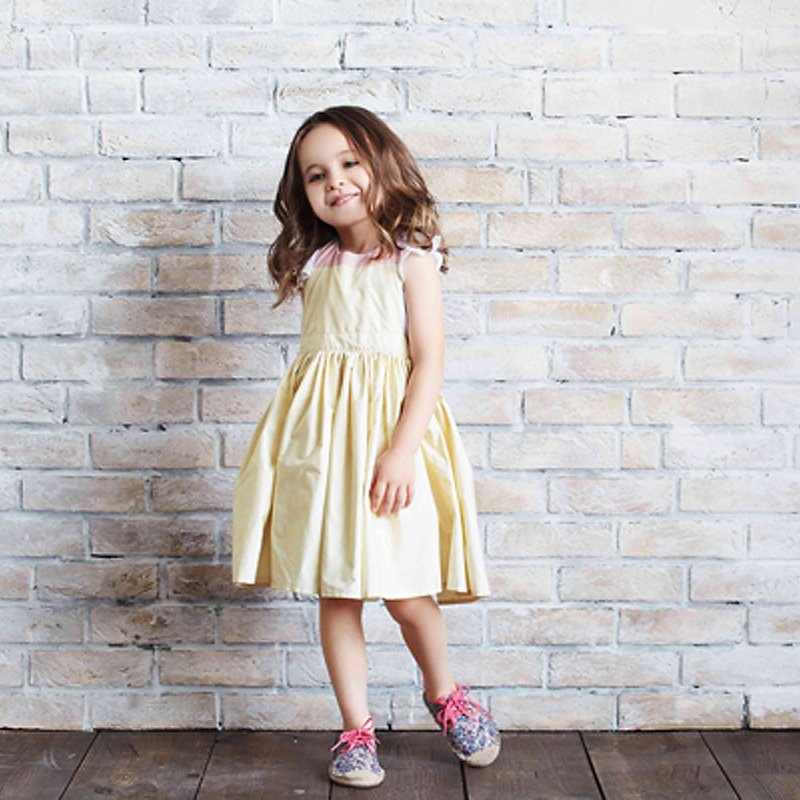 MARLMARL兒童用餐圍裙_女孩 / 米白(KIDS 100-110cm) - 其他 - 防水材質 白色