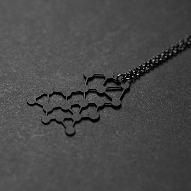 Little black necklace Black Dots Pendant (S) - Necklaces - Other Metals 