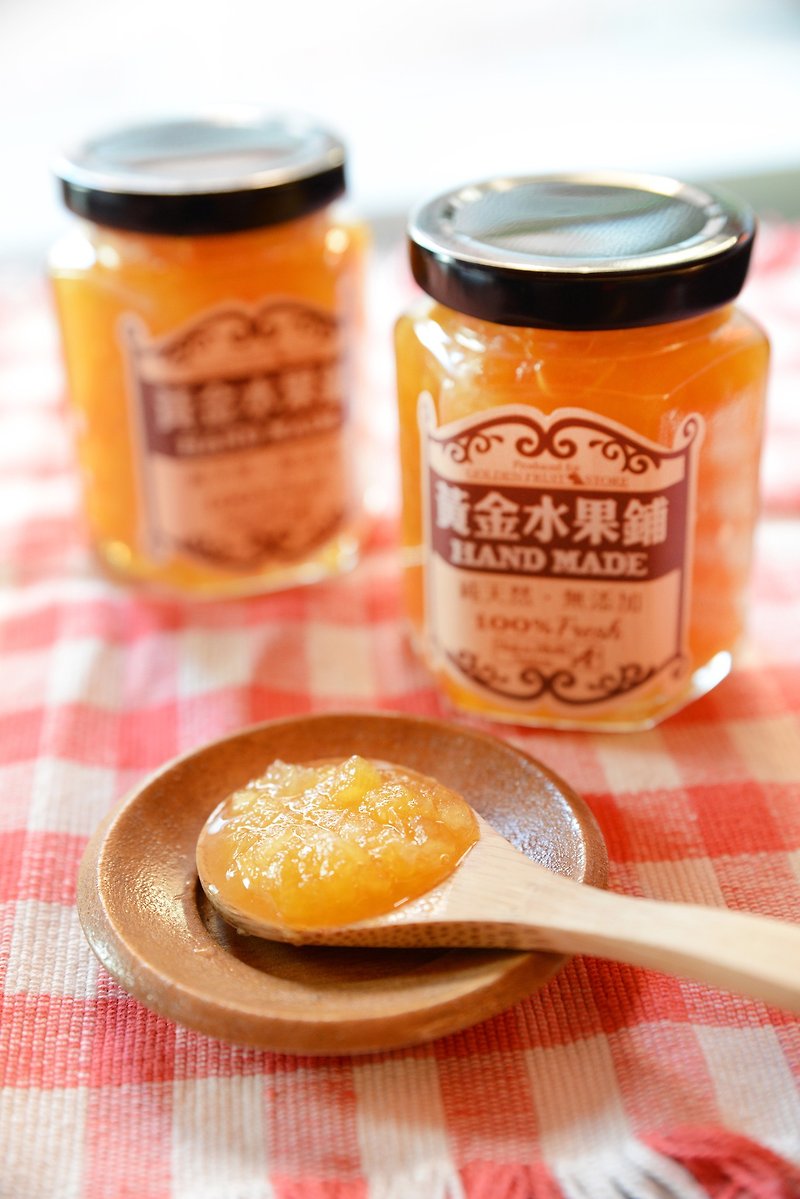 Golden Fruit Shop Handmade Jam Golden Diamond Pineapple - Jams & Spreads - Fresh Ingredients Yellow
