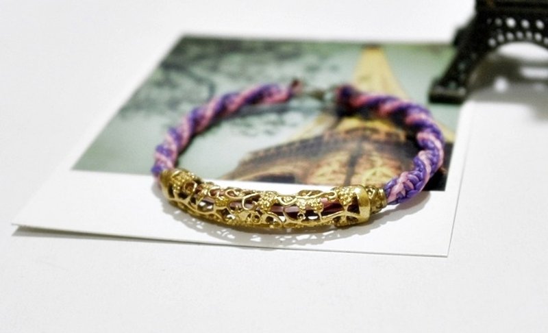 Thai silk wax line X * brass color can be chosen Huaqiao * // // - Bracelets - Wax Orange