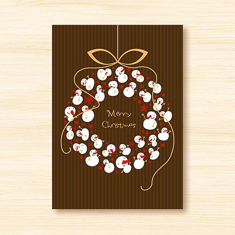 (3 styles to choose from) Postcard_Christmas Season - การ์ด/โปสการ์ด - กระดาษ สีแดง