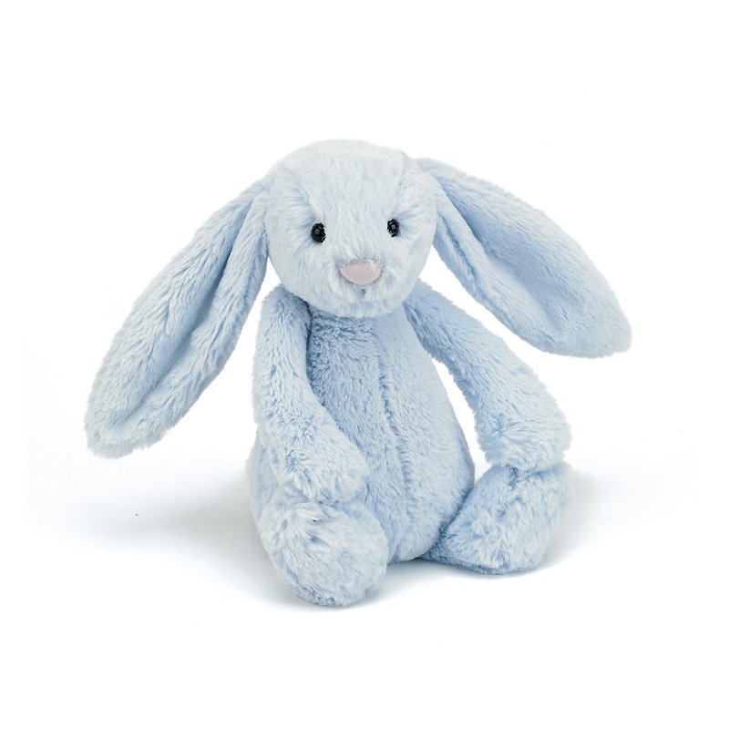 Jellycat Bashful Blue Bunny 31cm - ตุ๊กตา - เส้นใยสังเคราะห์ สีน้ำเงิน