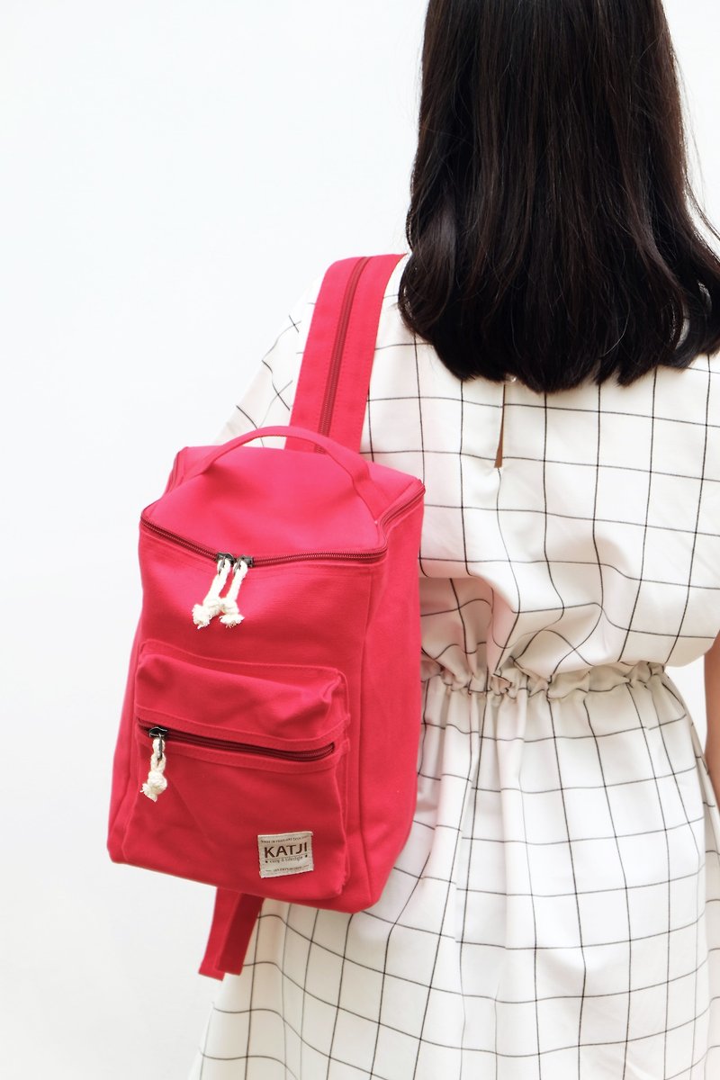 KATJI BUCKET BAG : Red - Backpacks - Other Materials Red