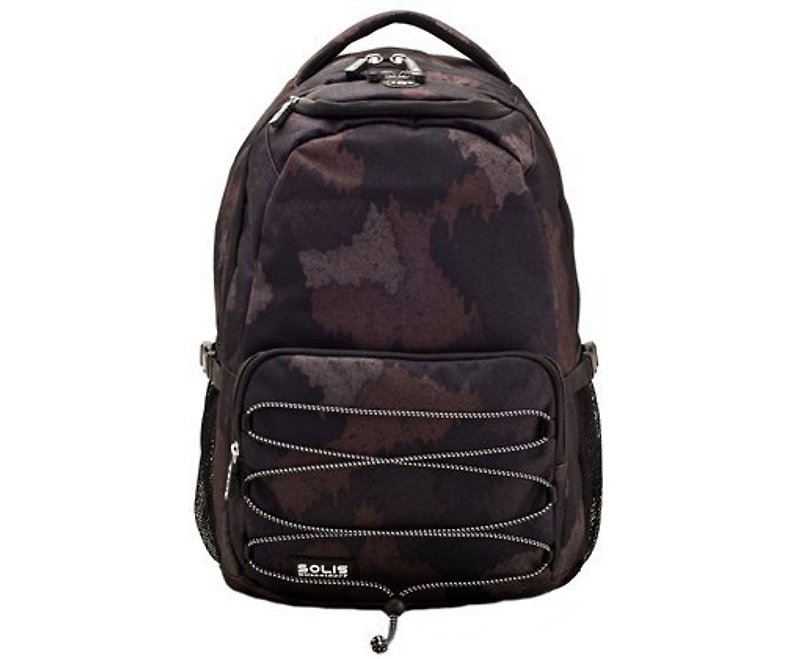 SOLIS Camouflage Feast │15'' Basic Laptop Bag│Grass green - Laptop Bags - Other Materials Black