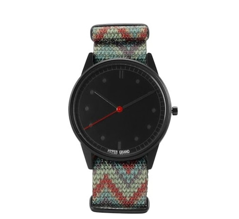 HYPERGRAND - 01基本款系列 - MUTINY彩色鋸齒手錶 (黑) - 男裝錶/中性錶 - 其他材質 多色