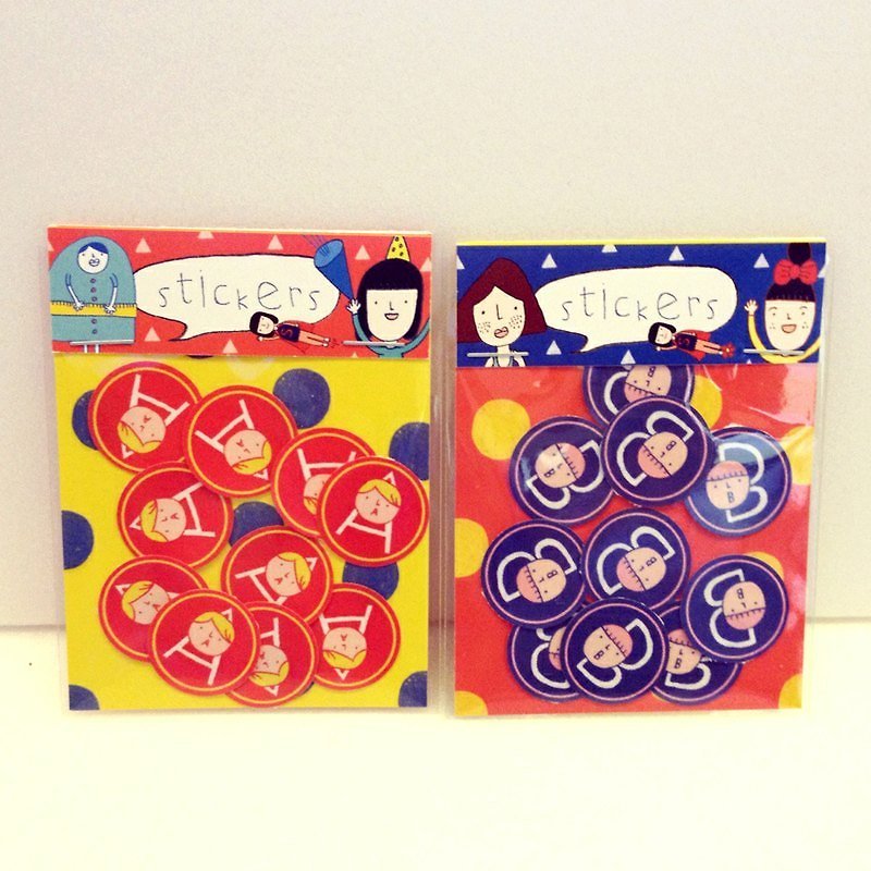 letter stickers - สติกเกอร์ - กระดาษ หลากหลายสี