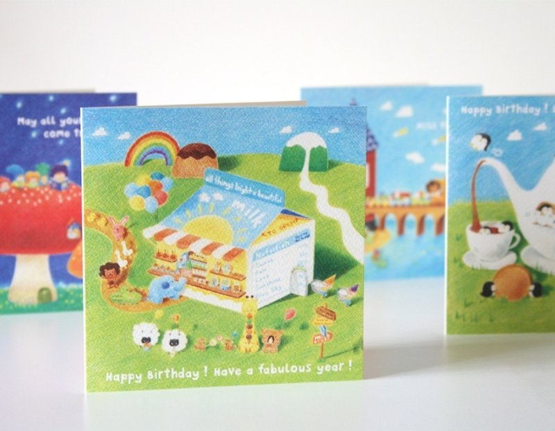 Paper Cards & Postcards Multicolor - Story Card 1 set 7 Story card set