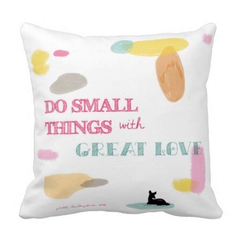 Everything must be done carefully - Australian original pillow pillowcase - Items for Display - Other Materials Multicolor