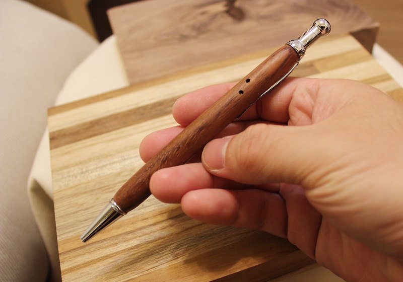 木製原木筆 （ 原子筆 ） - 其他 - 木頭 咖啡色