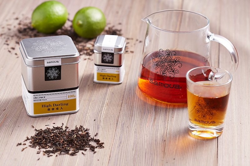 German organic Darjeeling tea | intimate lover Sanger tea garden - with fruit - ชา - พืช/ดอกไม้ สีทอง