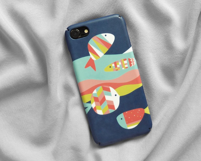 Fish iPhone case 手機殼 เคสมือถือปลา - เคส/ซองมือถือ - พลาสติก สีน้ำเงิน