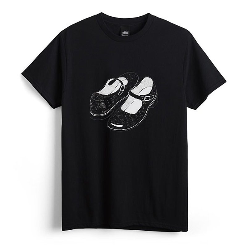Mary Jane Shoes-Black-Unisex T-shirt - Men's T-Shirts & Tops - Cotton & Hemp Black