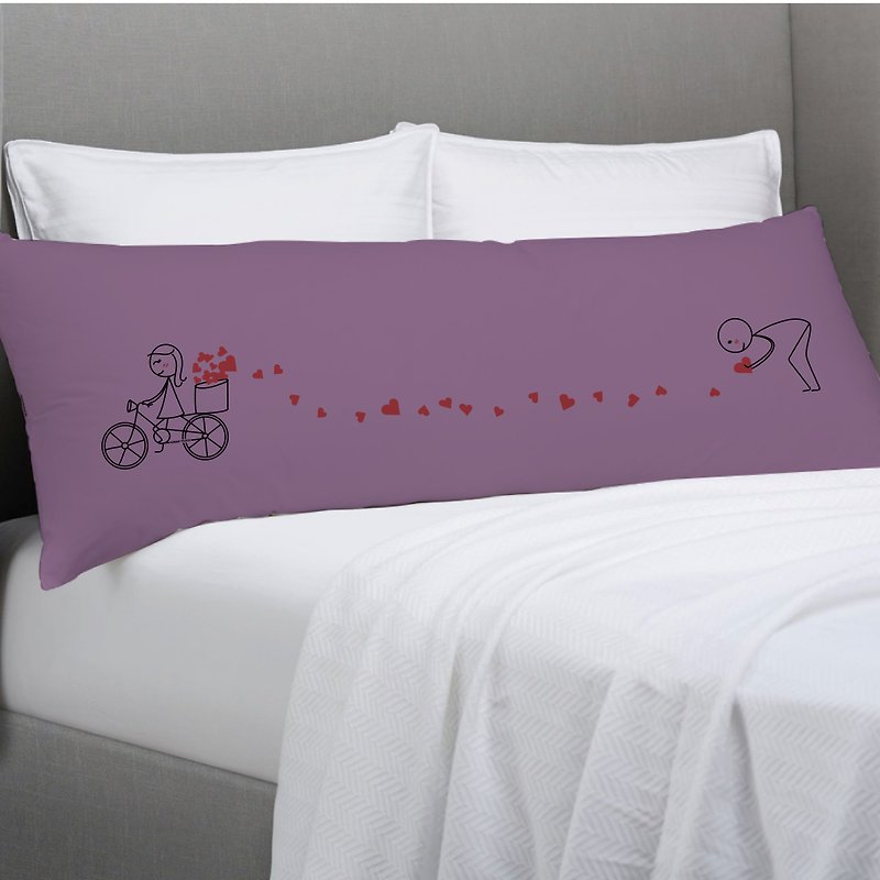 JOY RIDE Purple Body Pillowcase by Human Touch - Pillows & Cushions - Other Materials Purple