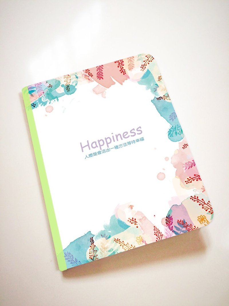Rococo Strawberry WELKIN Hand-made Travel Pocket/Seal Book/Notebook_Small Happiness - สมุดบันทึก/สมุดปฏิทิน - กระดาษ 