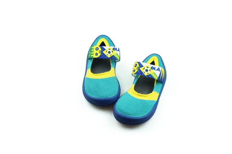 【Feebees】森林綠系列_熱情森巴 (學步鞋 襪鞋 童鞋 台灣製造) - 童裝鞋 - 其他材質 綠色