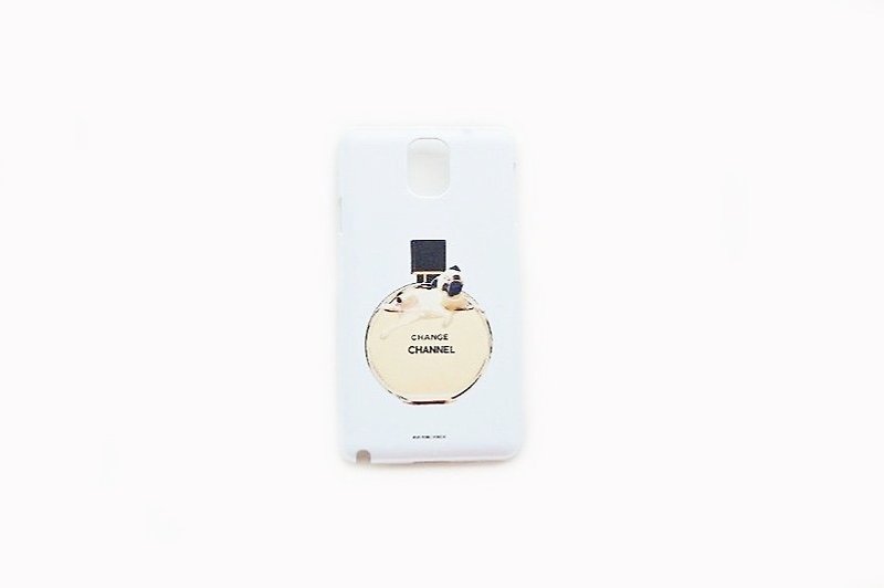 [ YONG ] Pug Perfume de Paris Phone Case - เคส/ซองมือถือ - พลาสติก ขาว
