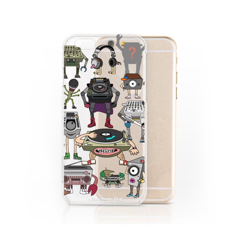 耳機狗 iPhone 手機殼Phone Case - 前衛全透明款 - 其他 - 塑膠 