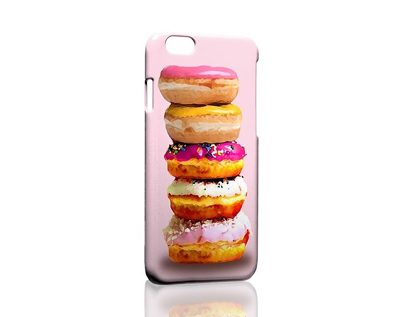 Stacked Doughnuts Customize iPhone X 8 7 6s Plus 5s Samsung note S7 S8 S9 plus HTC LG Sony Mobile Phone Cases Mobile Phone Cases - เคส/ซองมือถือ - พลาสติก สึชมพู
