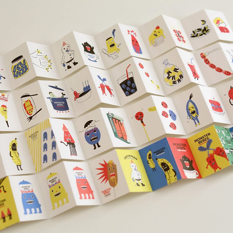 Dessin-By Nacoo fun time decorative stickers (48 in) - Baby Monster, BNC10531 - สติกเกอร์ - กระดาษ หลากหลายสี