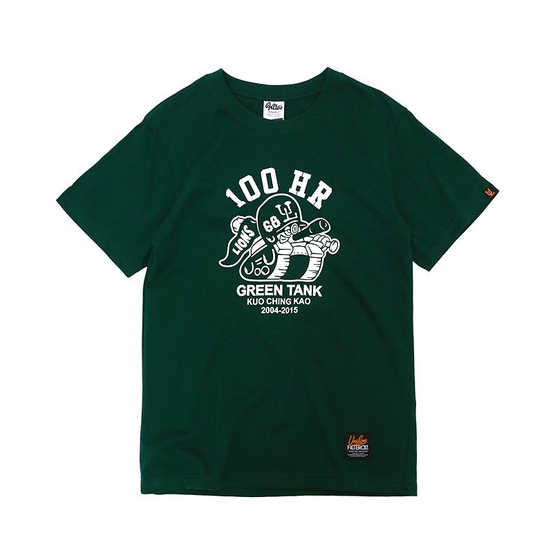 Filter017 - 短T -Uni-Lions X Filter017 高國慶百轟紀念短T - T 恤 - 其他材質 綠色