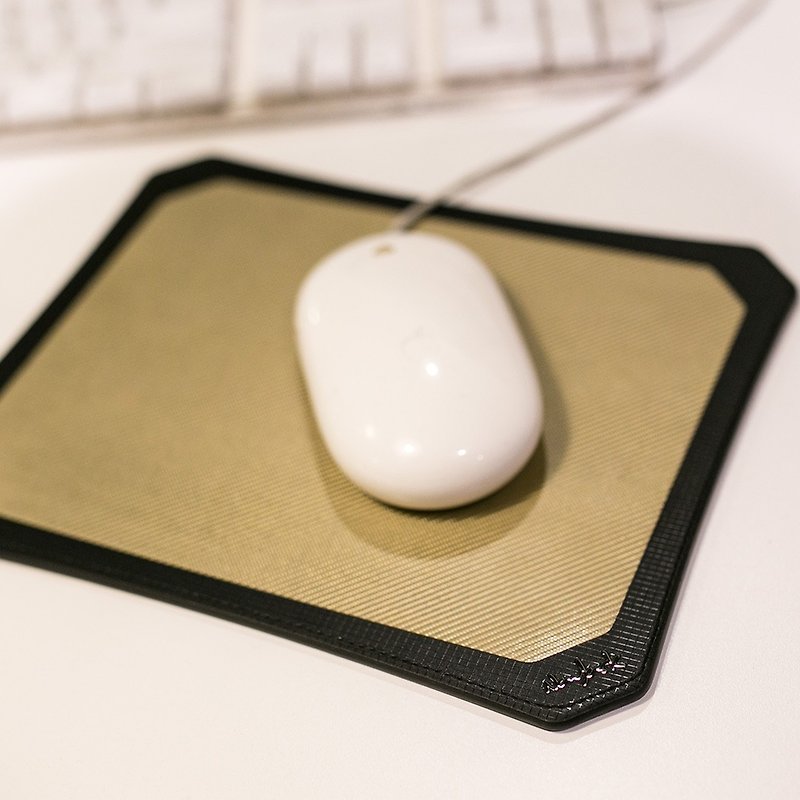 Navjack- The Corium-Glass Fiber Handmade Mouse Pad-Mustard Yellow - Tablet & Laptop Cases - Other Materials Gold