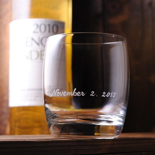 MSA玻璃雕刻 320cc【客製化禮物】可刻字的威士忌杯 禮物