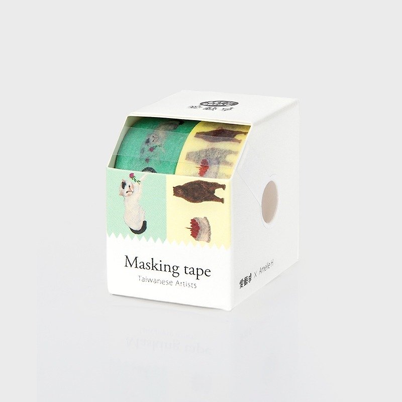 The Bear Baked Cakes × Silent Cat - Washi Tape - Paper 