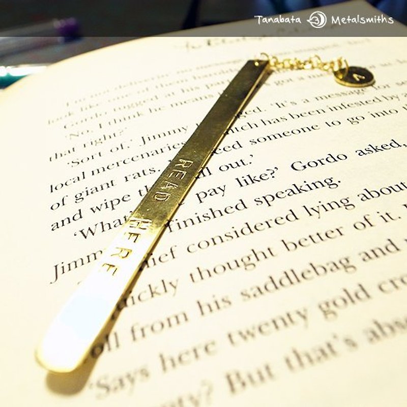 ☽ Qi Xi handmade copper bookmark ☽ - Other - Other Metals Gold