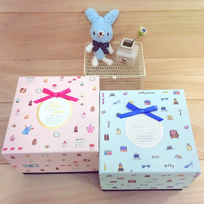 柏格文具x品味生活【禮物盒(大)】兩款設計 - 包裝材料 - 紙 