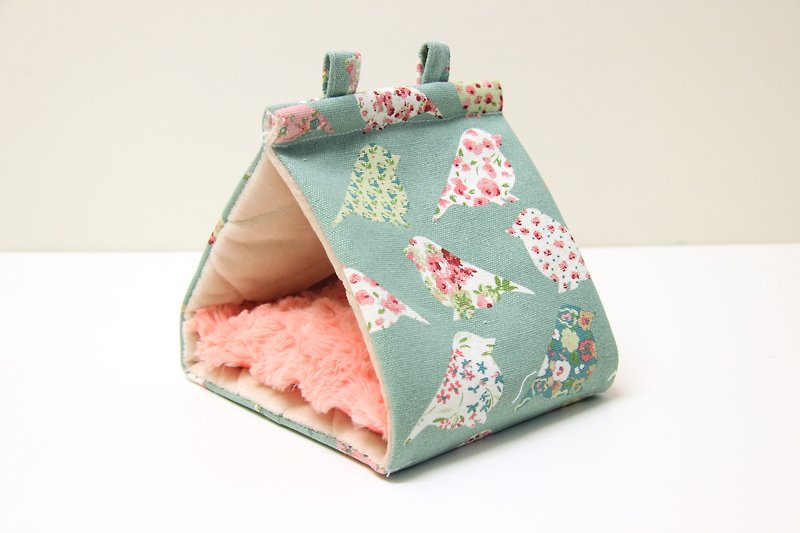Rolia's 手作 鸚鵡 寵物 三角吊床(小型+毛毛毯) - 寵物床墊/床褥 - 其他材質 多色