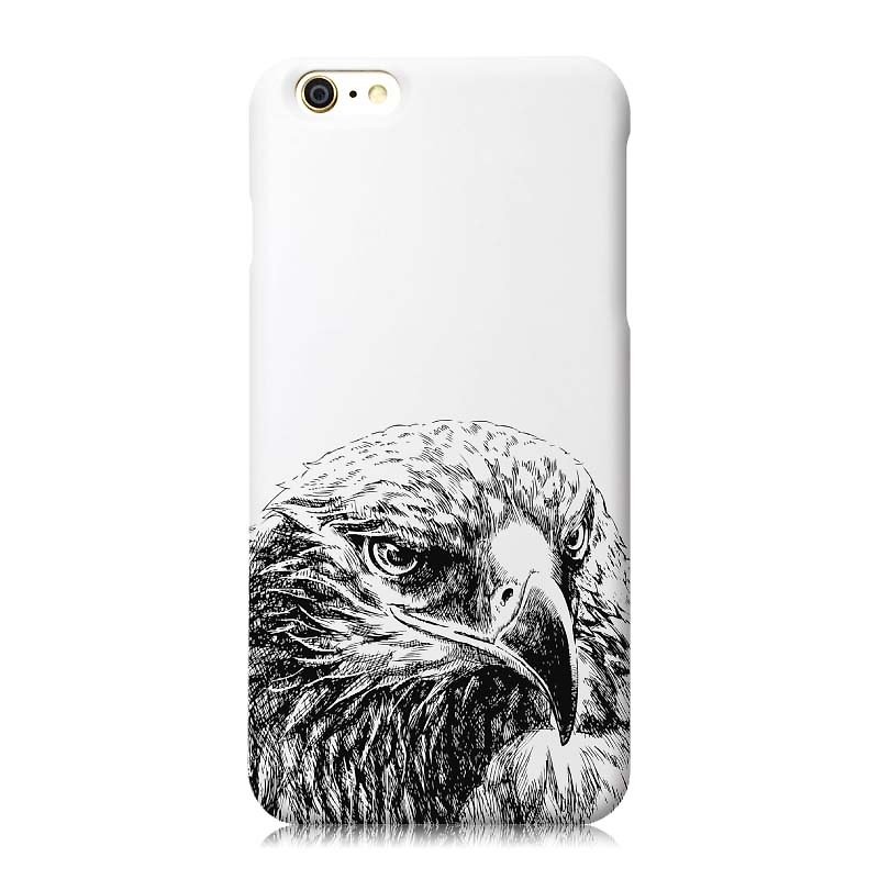 [Eagles] painted white hull - tattoos phone shell, large tail rogue Valentine's Day - Phone Cases - Plastic White