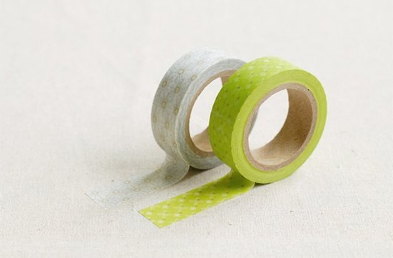 Dailylike and paper tape (2 into) 33-Linda, E2D98706 - Washi Tape - Paper Green