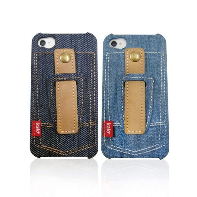Kalo Carel creative iPhone4 / 4S tannins reel housing protective shell (light blue) - Other - Plastic Blue