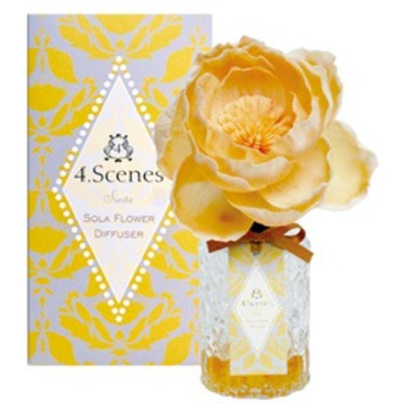 Art Lab - 4 Scense Flower diffuser - Yellow Siesta - Fragrances - Other Materials Yellow
