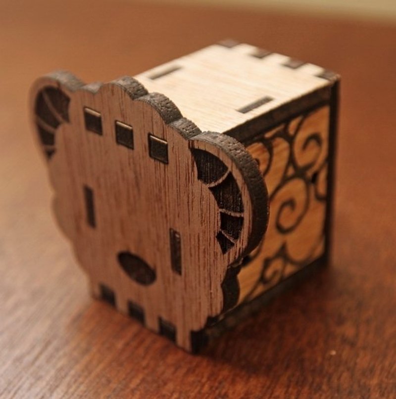 敲敲木-動物音樂盒(羊)-DIY - 木工/竹藝/紙雕 - 木頭 咖啡色