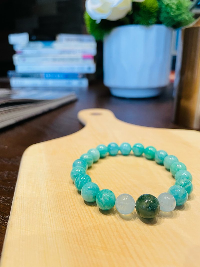 Suddenly (Bracelet Series) Tianhe Stone(8mm)--Faith - Bracelets - Crystal Green