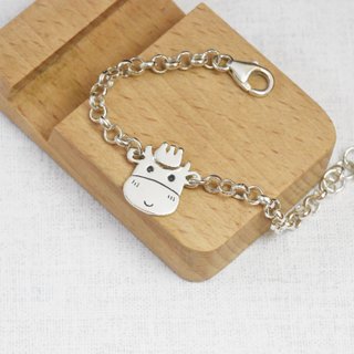 Little cow - Children&#x27;s forest paradise series (925 silver bracelet)