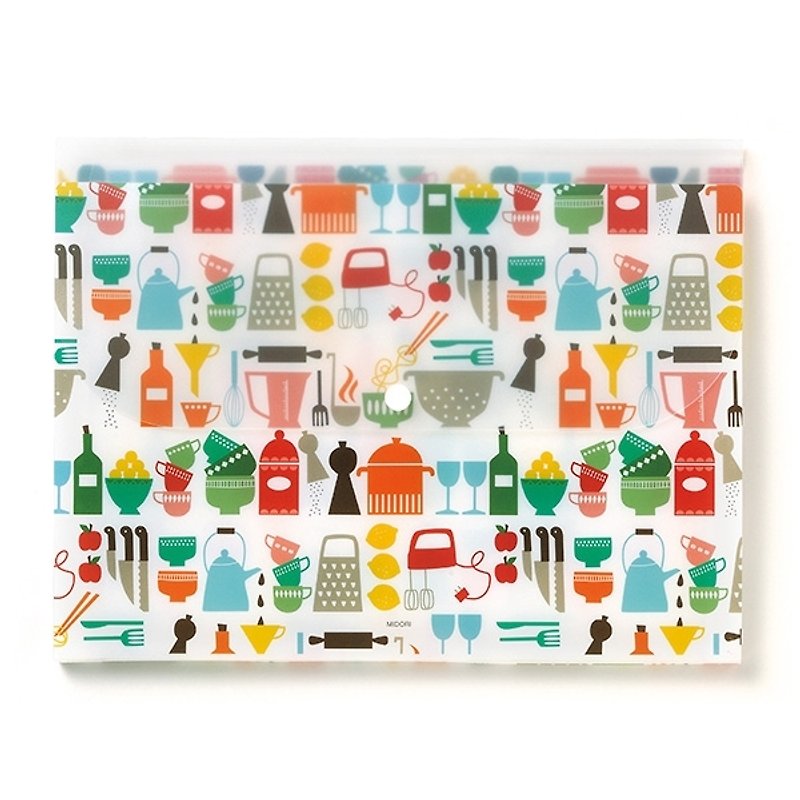 MIDORI_ colorful document pouch - Other - Plastic 