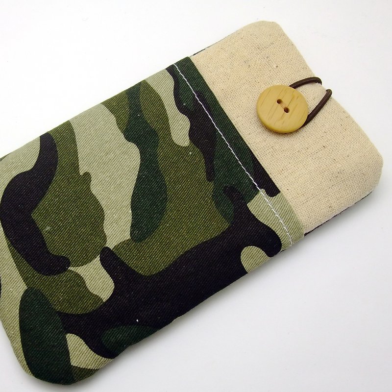 iPhone sleeve, iPhone pouch, Samsung Galaxy S8, Galaxy Note 8, cell phone, ipod classic touch sleeve (P-104) - Phone Cases - Cotton & Hemp Green