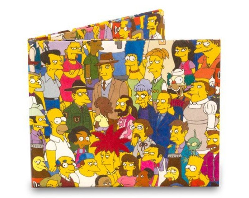 Mighty Wallet® paper wallet _ Simpsons Cast - Wallets - Other Materials Multicolor