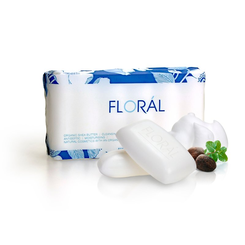 【FLORAL】芙蘿菈經典乳油木果香皂 110g x 6入 - 肥皂/手工皂 - 其他材質 白色
