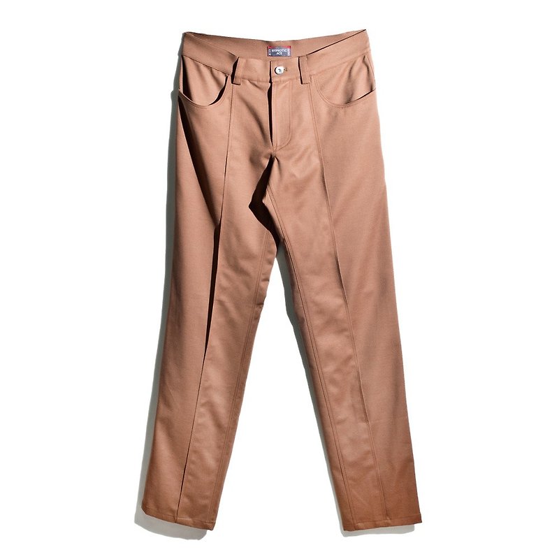 Vega.Brown / L-Pant ＊size XL - กางเกงขายาว - วัสดุอื่นๆ สีกากี