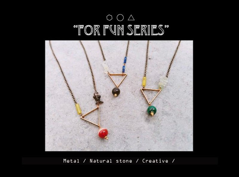 [ Emerald.3 經典行星長項鍊 ] - Necklaces - Other Metals Gold