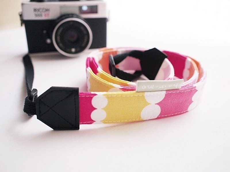 hairmo. Pink Bubble double back camera strap (General) - Camera Straps & Stands - Other Materials Pink