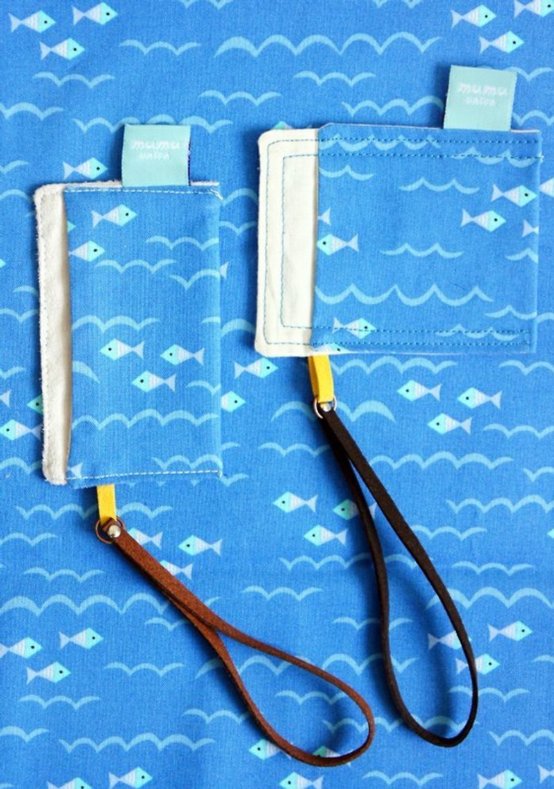 水中遊隨身卡夾 - パスケース - その他の素材 ブルー