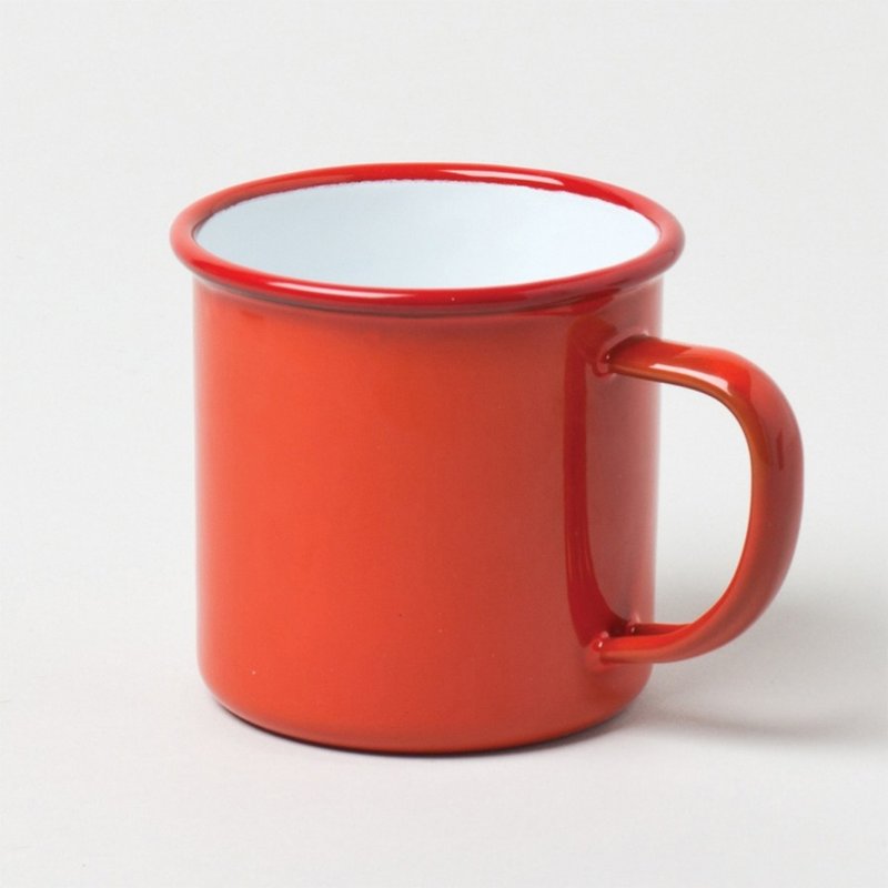 英國琺瑯馬克杯-紅 | FALCON - 咖啡杯 - 琺瑯 紅色