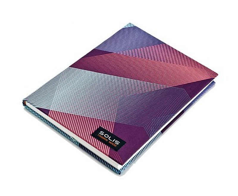 SOLIS [ 萊茵逆流系列 ] (紫) 超潑水精裝布面紀念手札 - Notebooks & Journals - Paper Purple