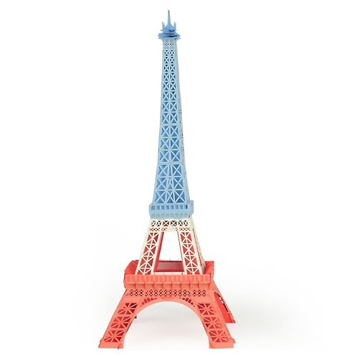 努果．Frutti di Nuli Papero紙風景 DIY迷你模型-艾菲爾鐵塔(綜合)/Eiffel Tower(Mix)