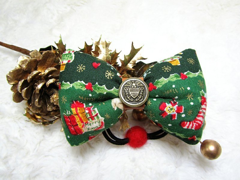 Phancy's 2013Christmas聖誕節 手工蝴蝶結髮束/髮圈 - Hair Accessories - Other Materials 
